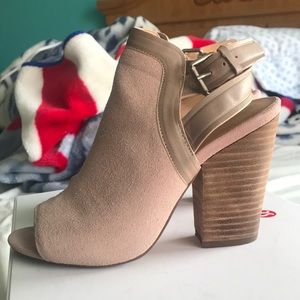 Joes Mauve pink heel booties